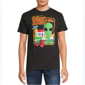 {NWOT} Alien Graphic Black mens T-Shirt